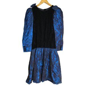 Vintage Simi Girls Party Dress Long Puff Sleeve Size 5/6